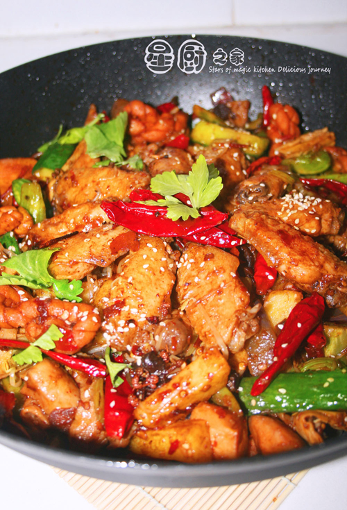 香辣干锅鸡翅的做法、烹饪技巧